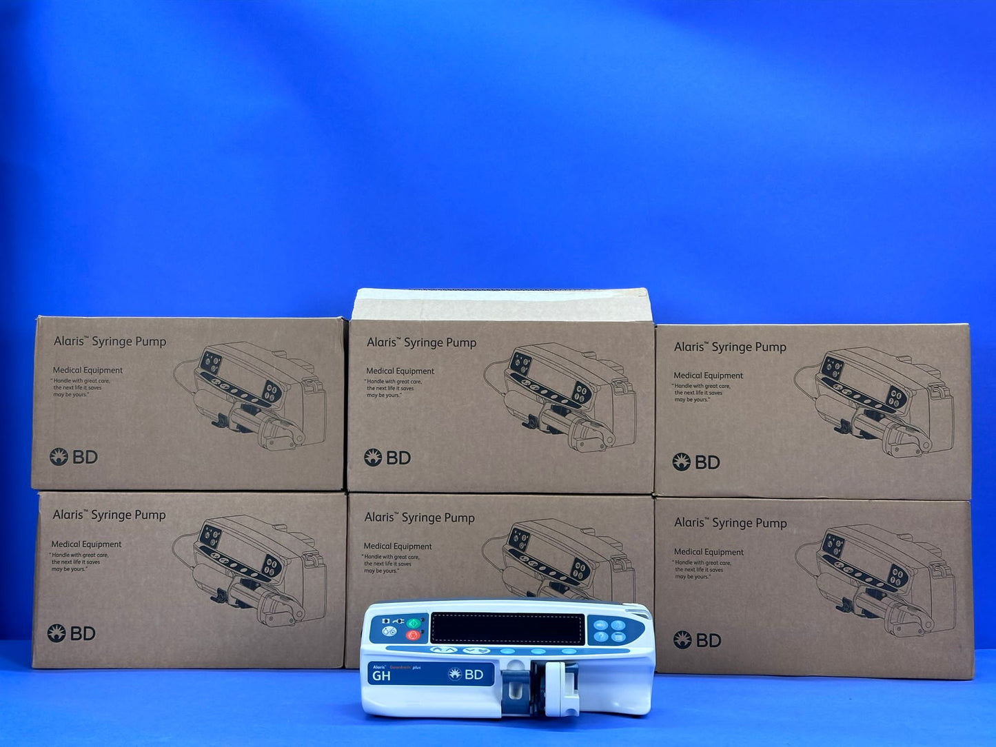 BD Alaris™ GH Plus syringe pump includes includes Guardrails™ software which helps prevent medication errors.
