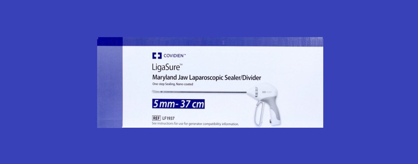 Covidien LigaSure Maryland (5mm-37cm) Jaw Open and Laparoscopic Sealer/Divider LF1937