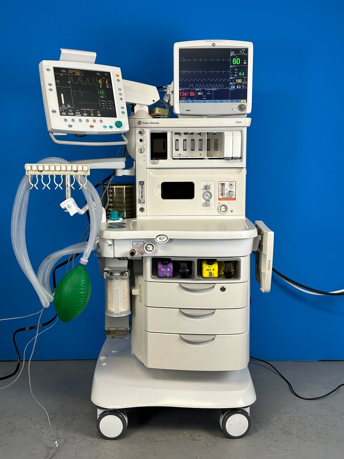GE Aisys software is easily upgradable to enhance the functionality, add support, and enhance data management.