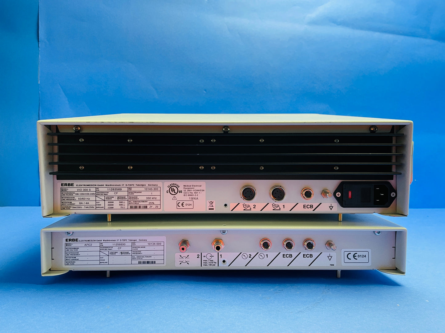 Erbe VIO 300S & APC2 Control at the rear