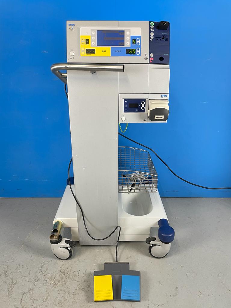 Erbe 200S unit offers seven different cutting modes and eight Coagulation modes to fit the Automatic output dosage for all regulative technologies.