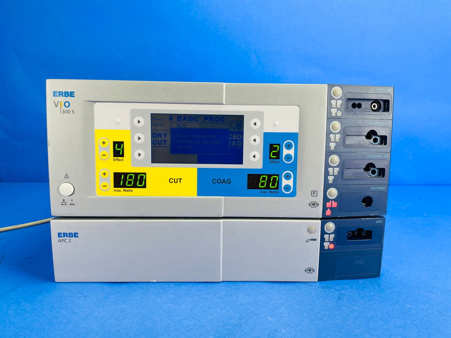 VIO 300S model is designed to be the master control unit and used for multiple surgical procedures . APC2 Argon Plasma Coagulation