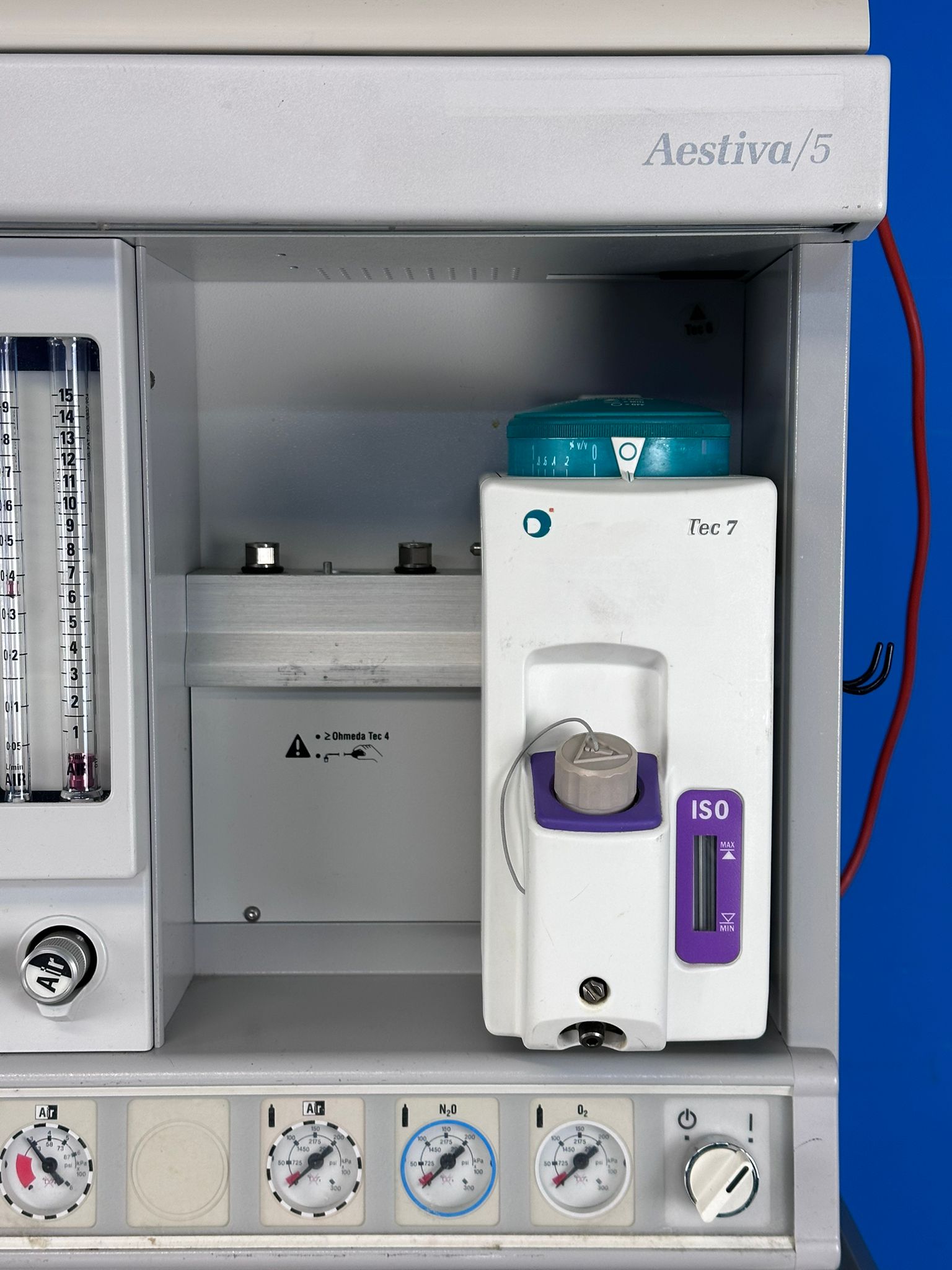 Tec 7 Vaporizer is designed for use in continuous flow techniques of inhalation anesthesia. Each vaporizer is agent-specific and is clearly labeled with the anesthetic agent that it is designed for.