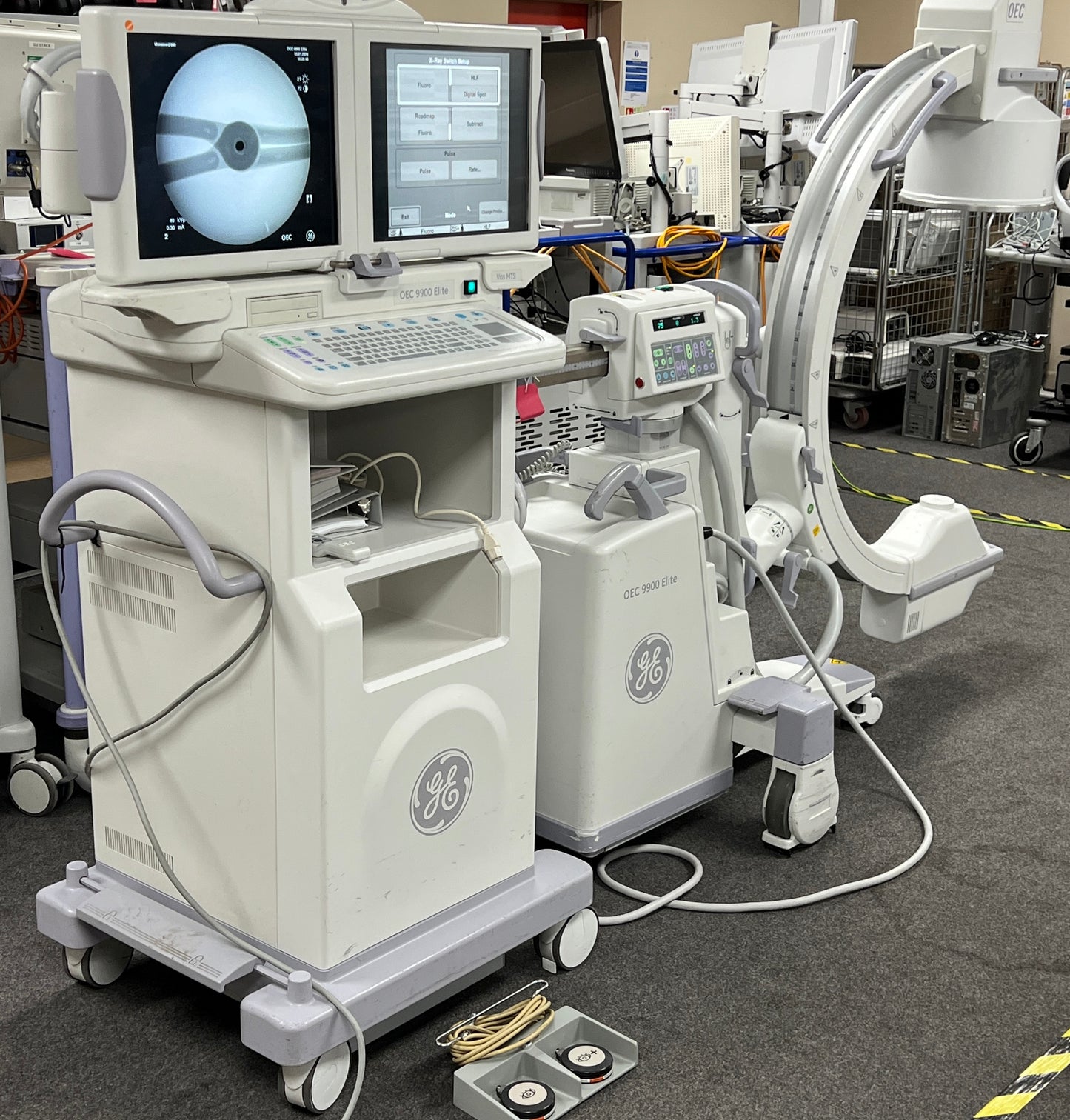 GE OEC 9900 Elite Vas C arm Image intensifier X ray