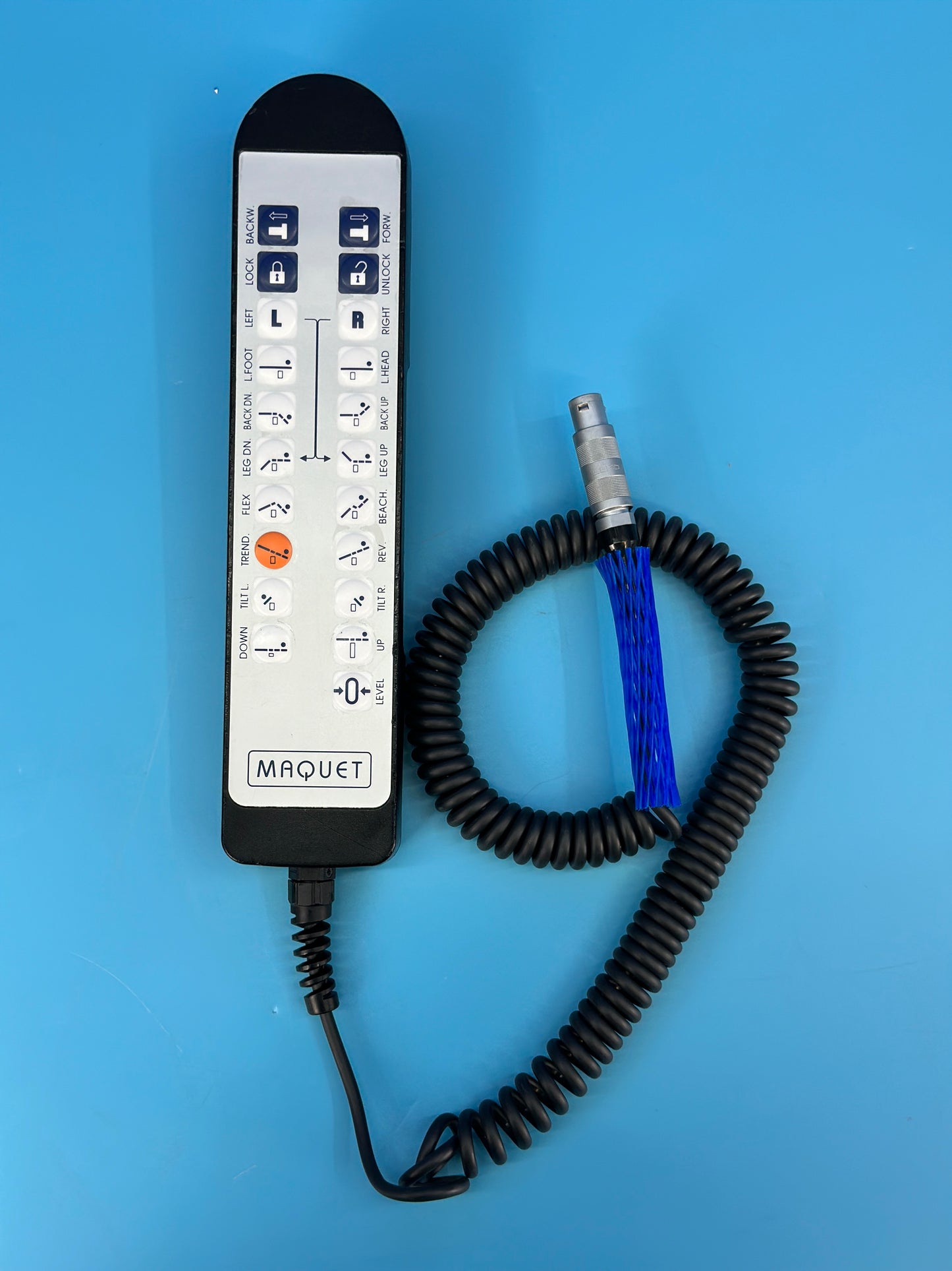 A superior motorized positions of table movements easily controlled via the Maquet hand control