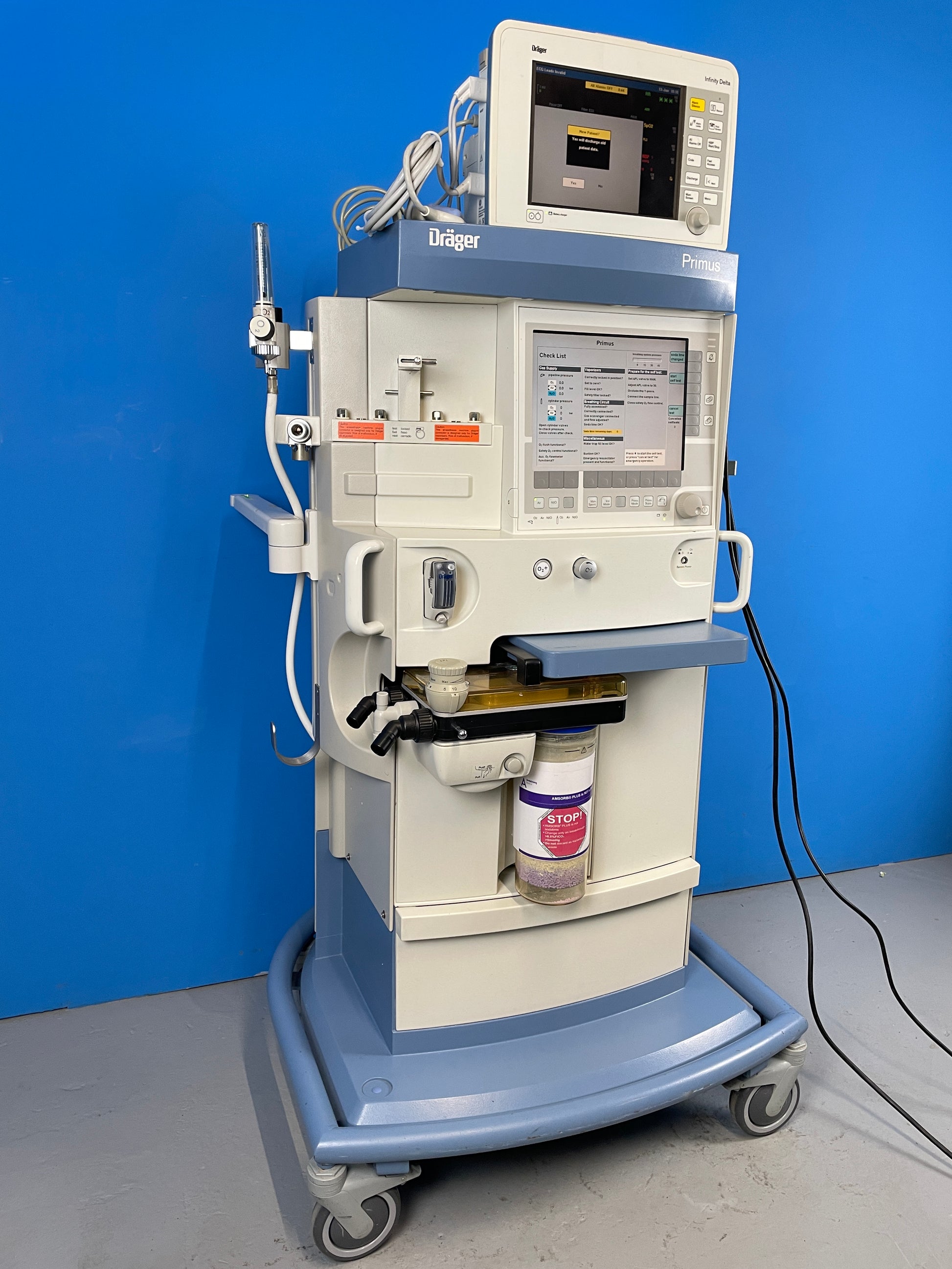 Primus uses the familiar user interface and operating philosophy common to all current Dräger medical devices. This means that in spite of its impressive level of sophistication, your staff will spend a minimum amount of time learning how to use the Primus