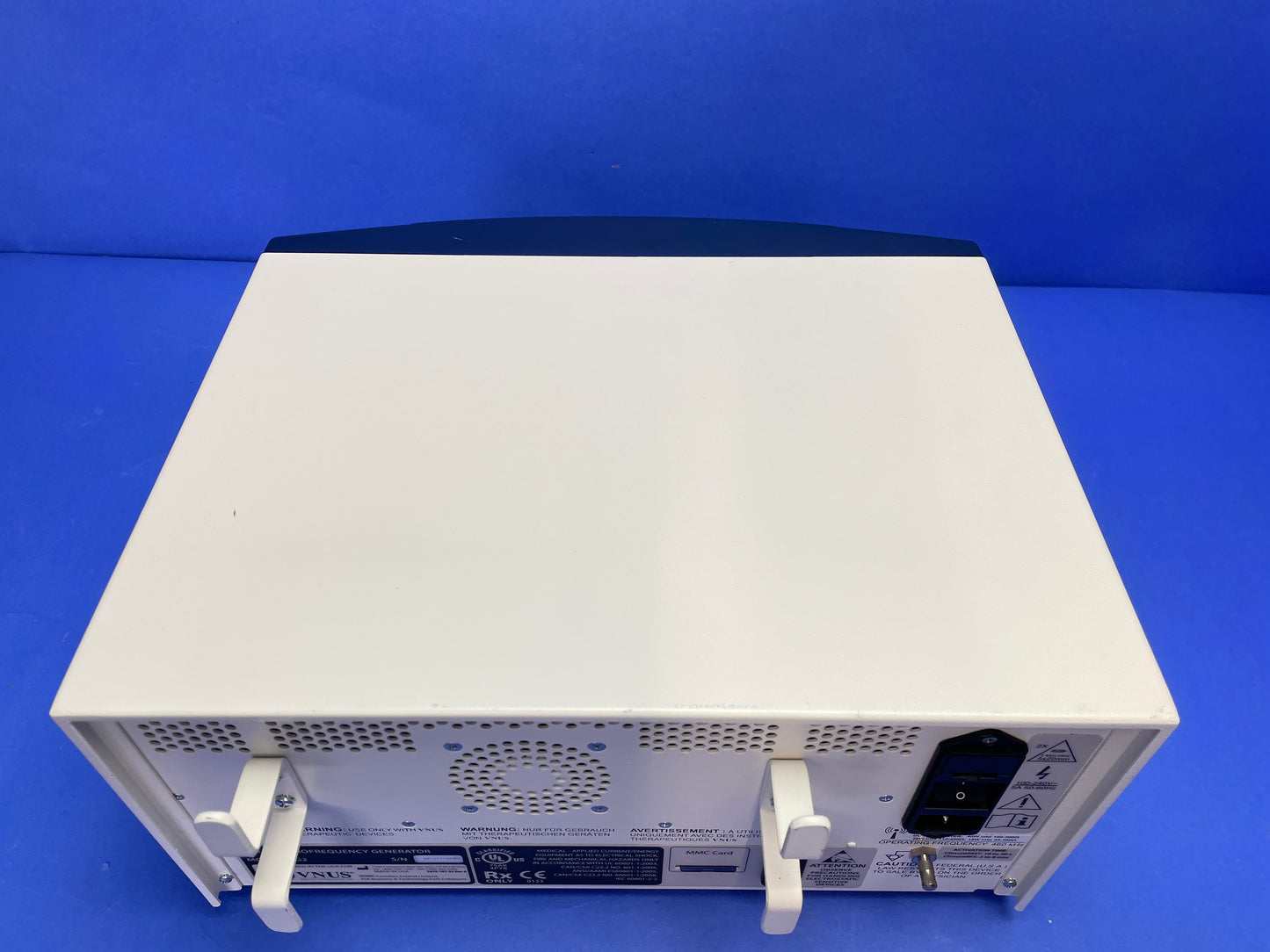 RF Generator measures and displays RF output Power, load Impedance (ClosureRFS only), and elapsed time of RF delivery