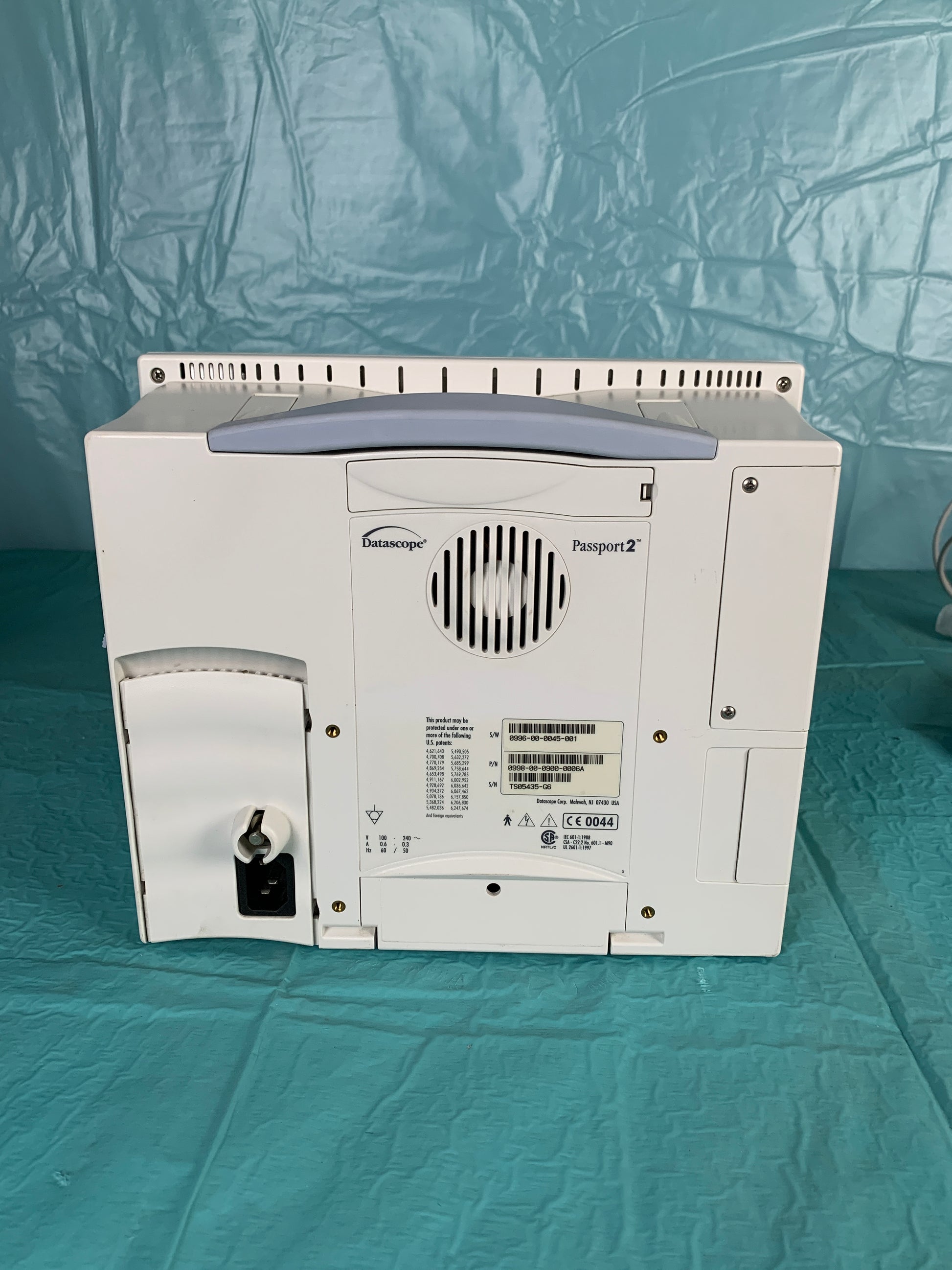 Rear side of the monitor display its detail