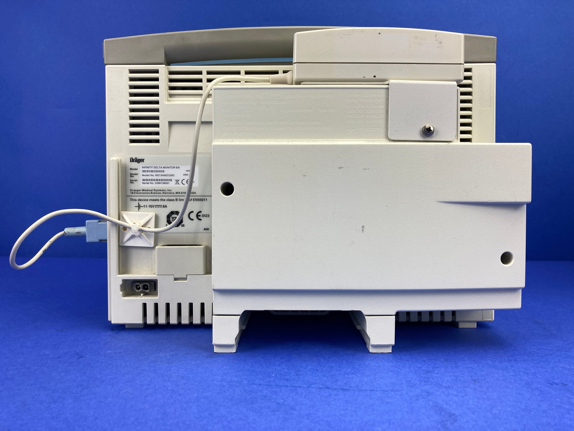 Drager Infinity Delta Patient monitor rear display panel