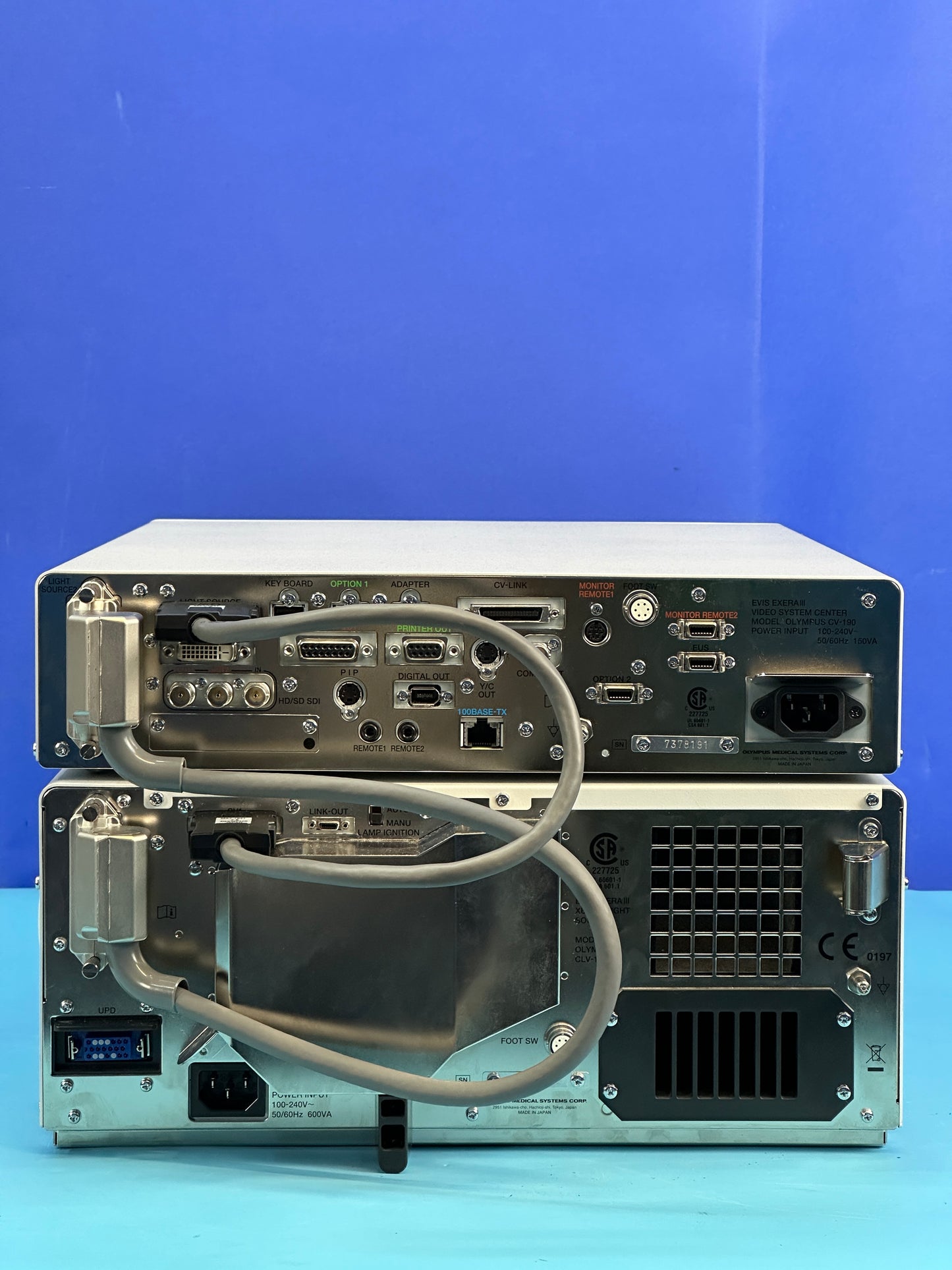 The System Powers on and produces excellent images, when tested with Endoscope.