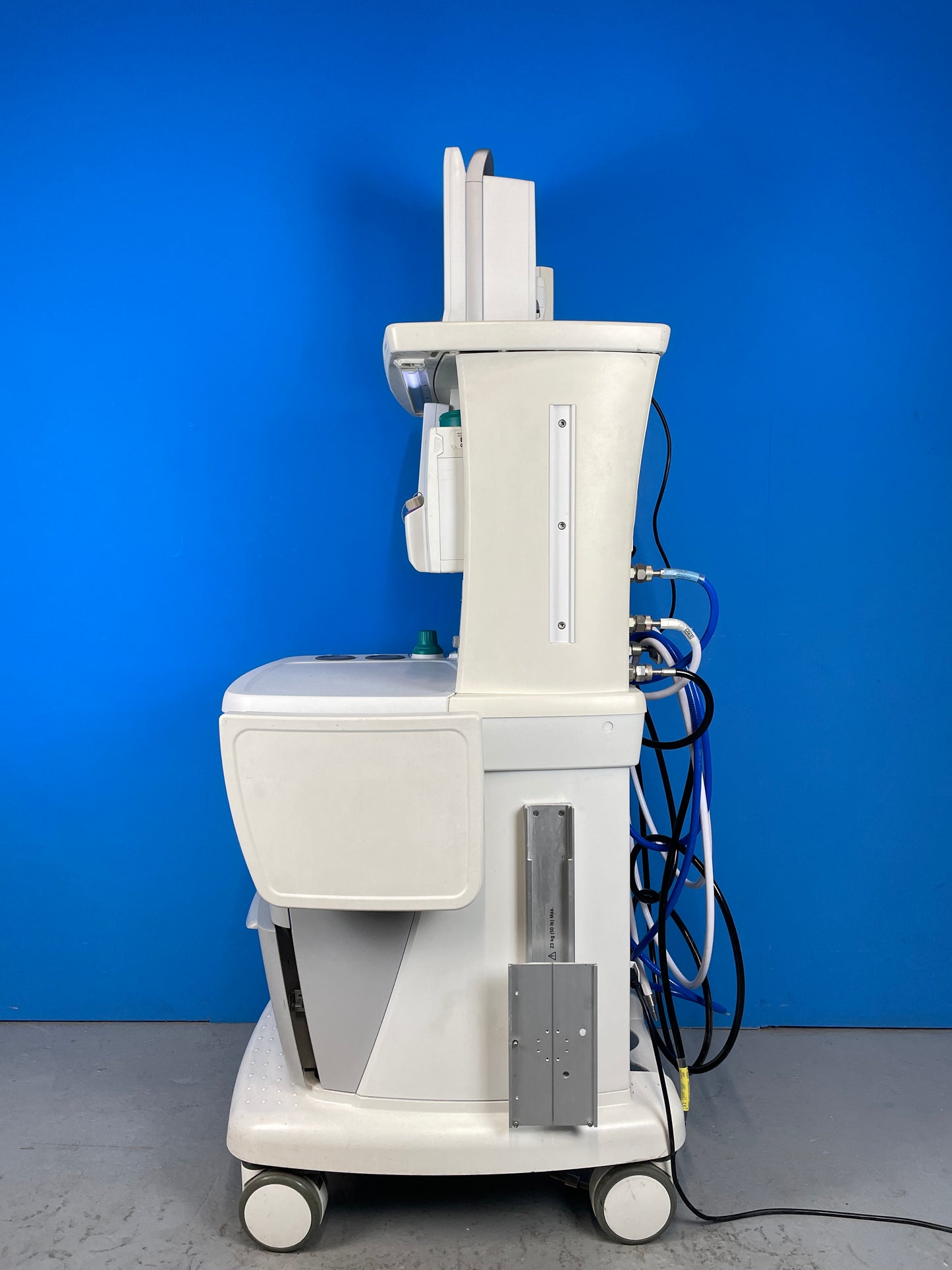 Datex Ohmeda Avance Anesthesia side view with monitor