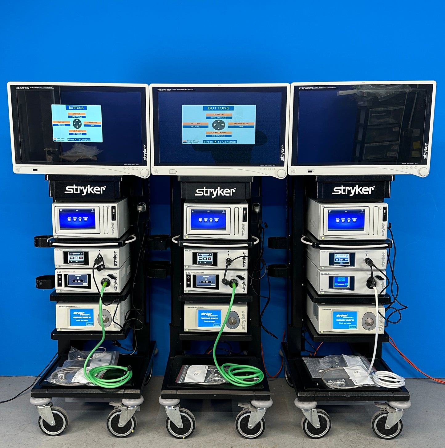 Stryker's platforms provide enhanced visualization for minimally invasive and open surgery in both hospital and ASC settings. Includes 1588 AIM, PINPOINT, and SPY-PHI. A complete system for high-definition endoscopic, laparoscopic and arthroscopic surgery.