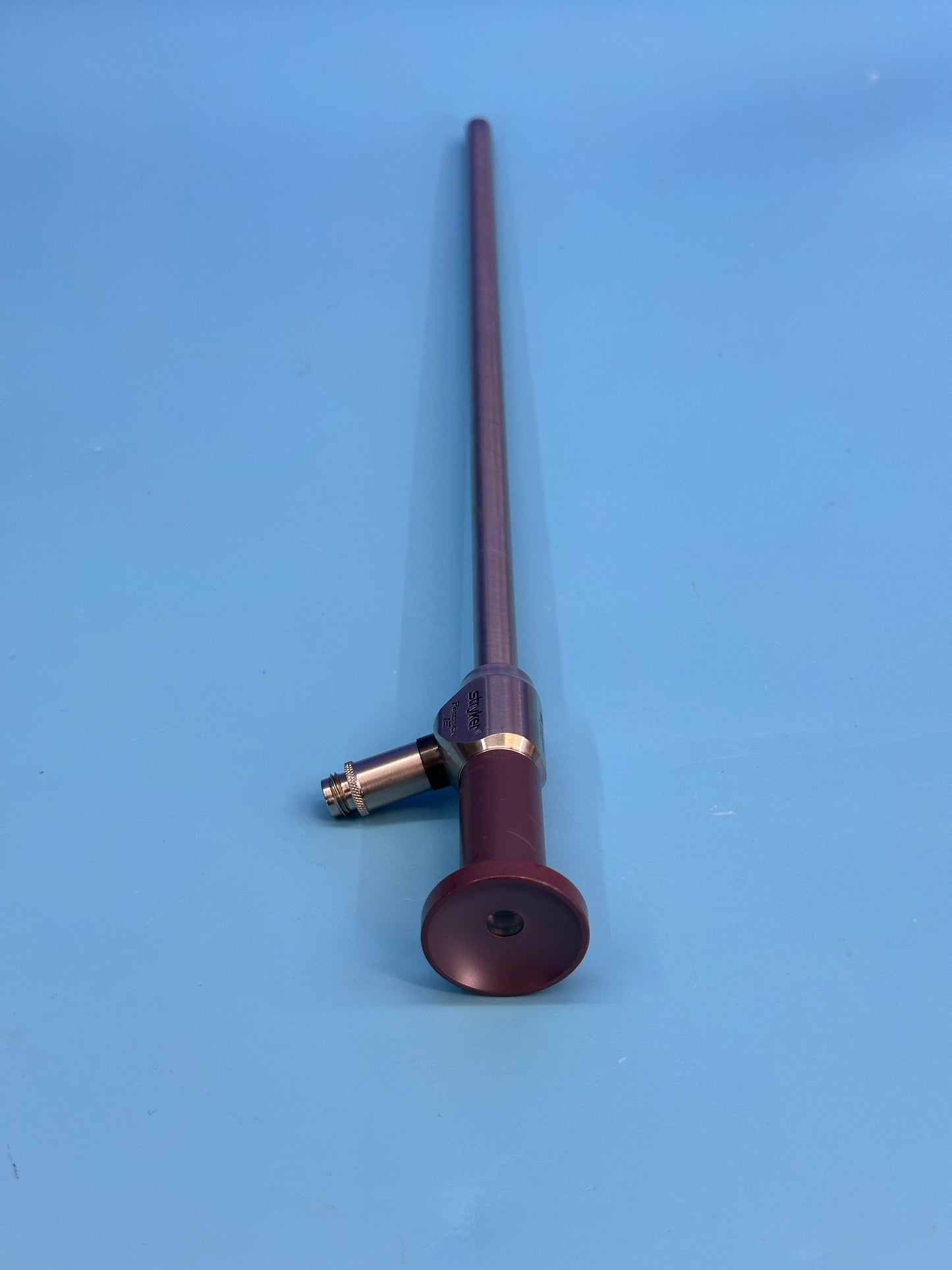 Precision Ideal Eyes™ laparoscope is easily identifiable by their distinct purple eye piece