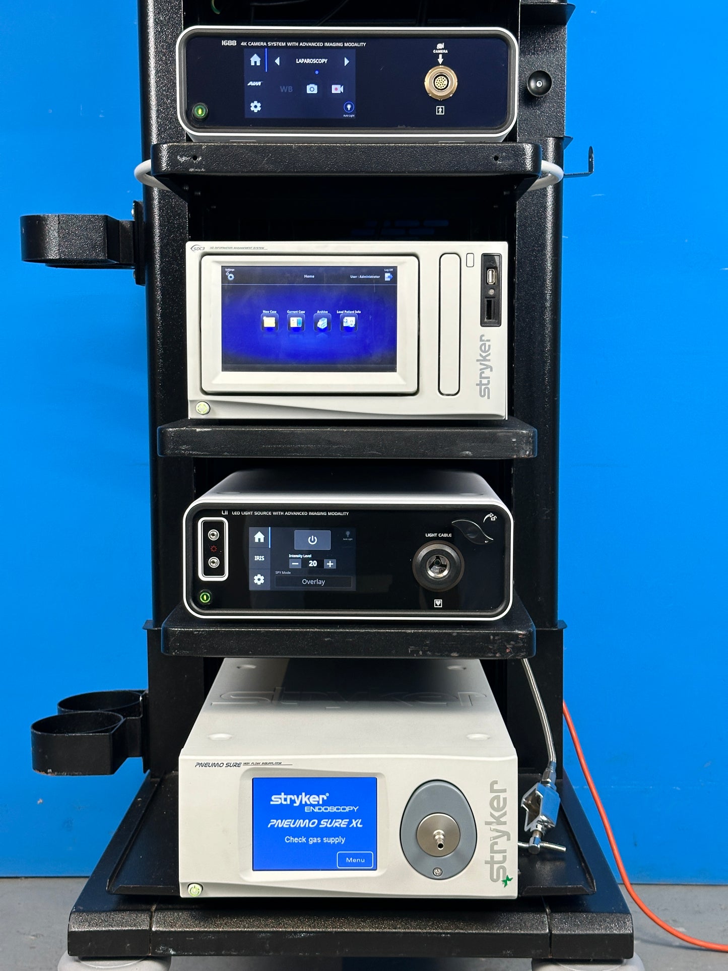 designed to automatically provide consistent lighting based on anatomy. performs as the central control of our endoscopy camera system.