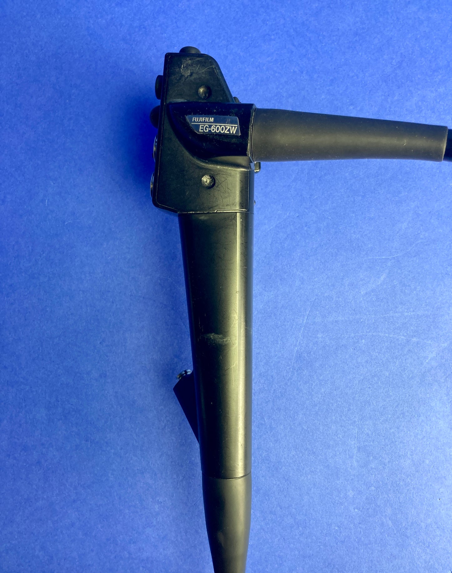 Endoscope with its brand and model number
