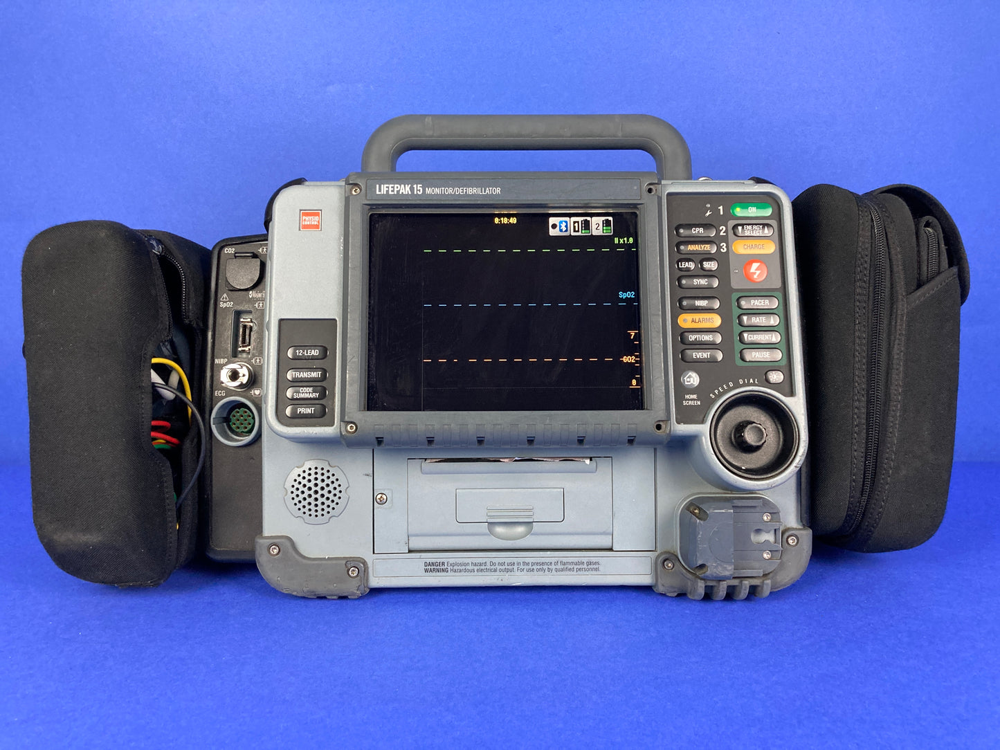 Lifepak 15 Touch screen Advanced monitoring parameters