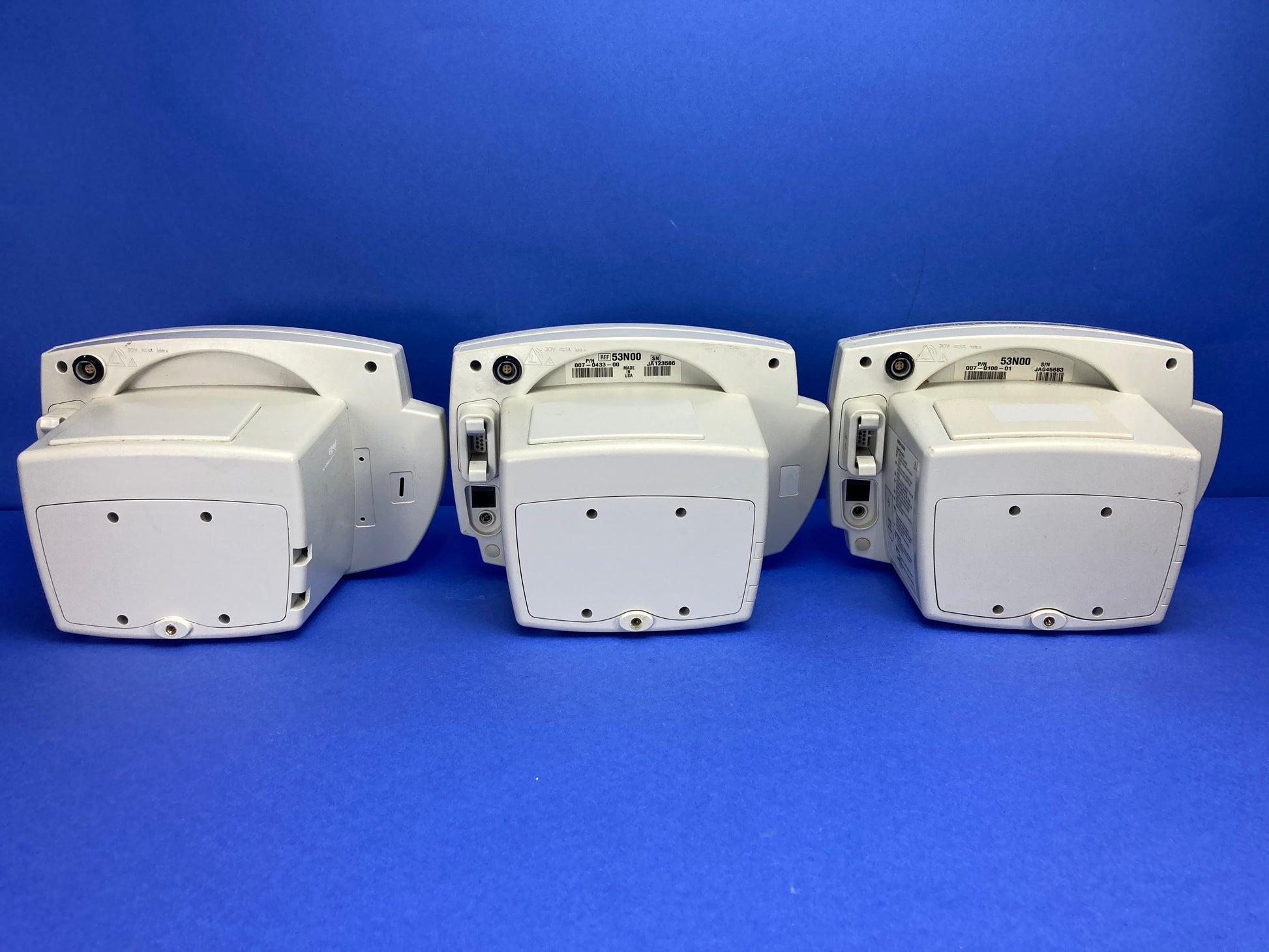 Rear side of the monitor shows its details