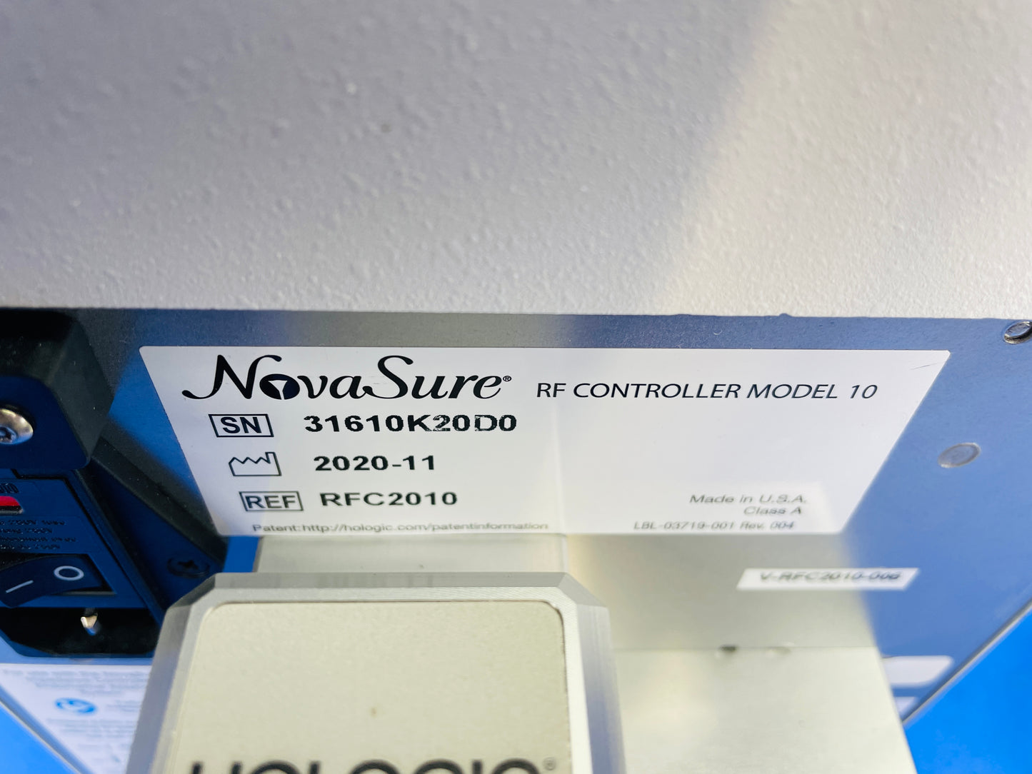 Contrôleur RF pour ablation endométriale Hologic NovaSure modèle 10