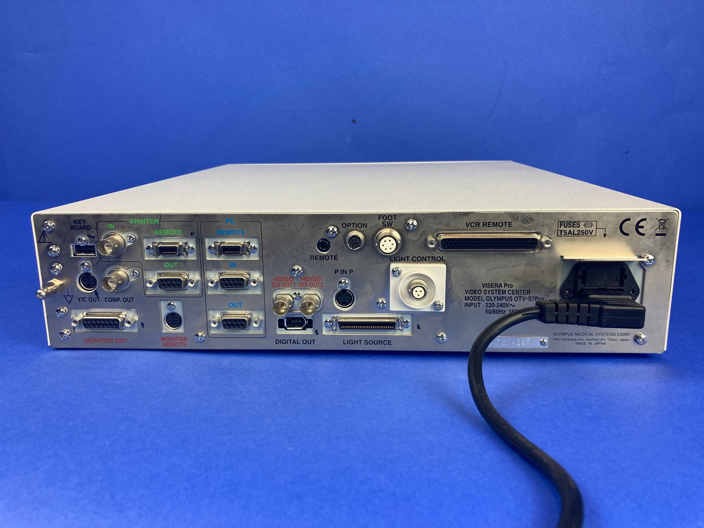 Procesador de endoscopia de unidad de cámara OLYMPUS Visera Pro OTV-S7 Pro