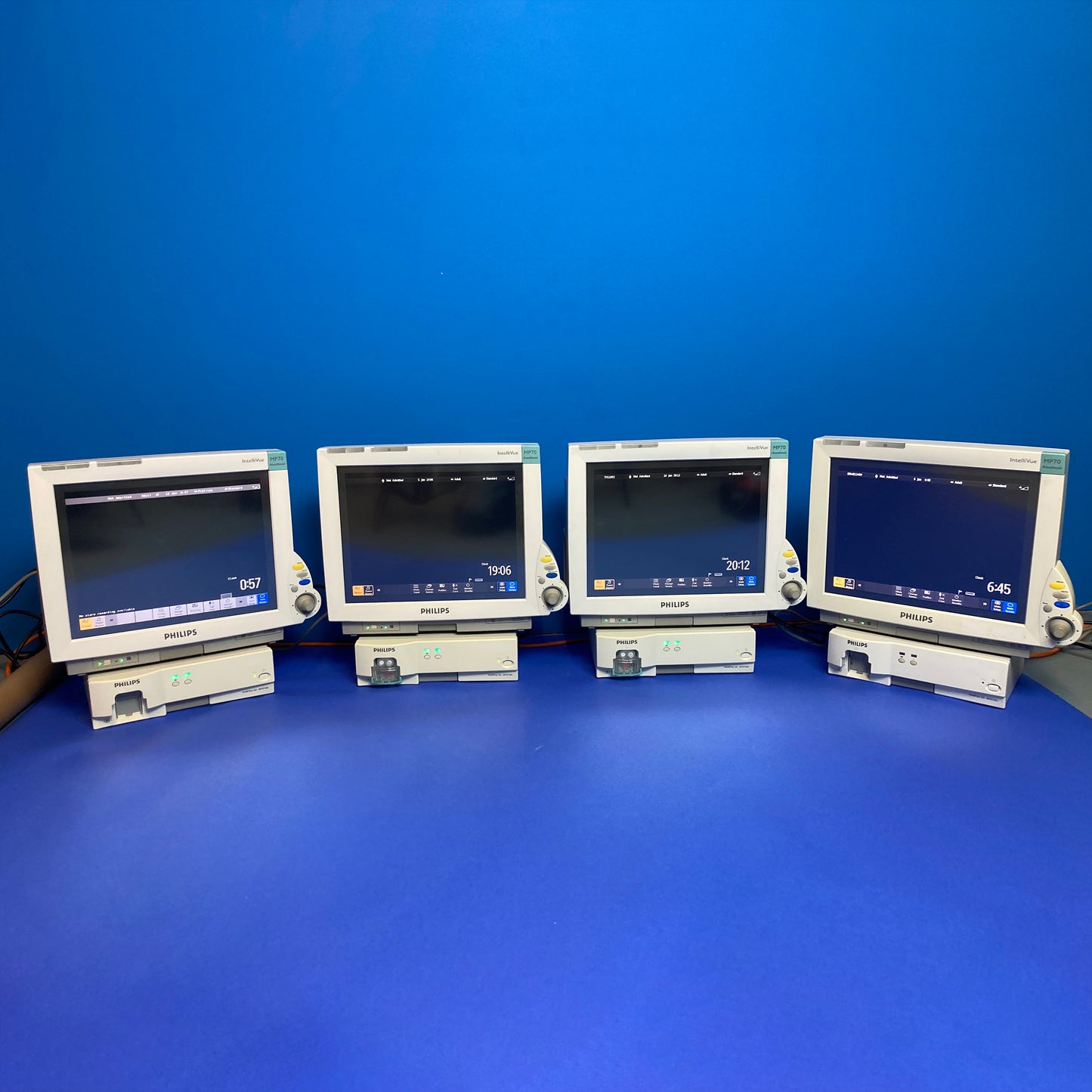 Philips IntelliVue MP70 Touch Screen Anesthesia Monitor with colorful display and Modules