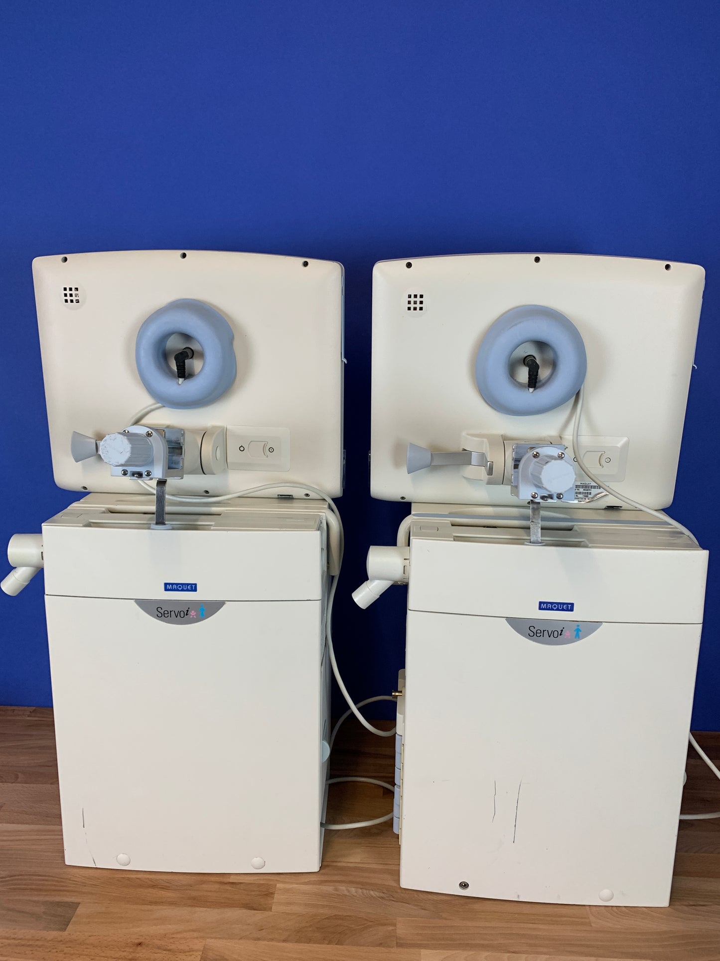 Maquet Servo I Ventilator rear side with removable screen and ventilator body