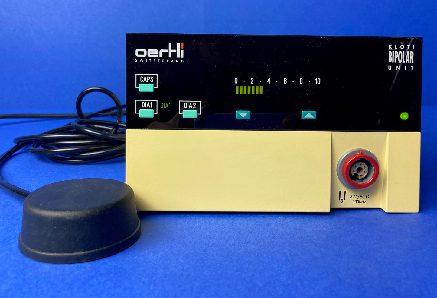 Oertli Kloti Bipolar Eye Machine Electrosurgical Unit (ESU)
