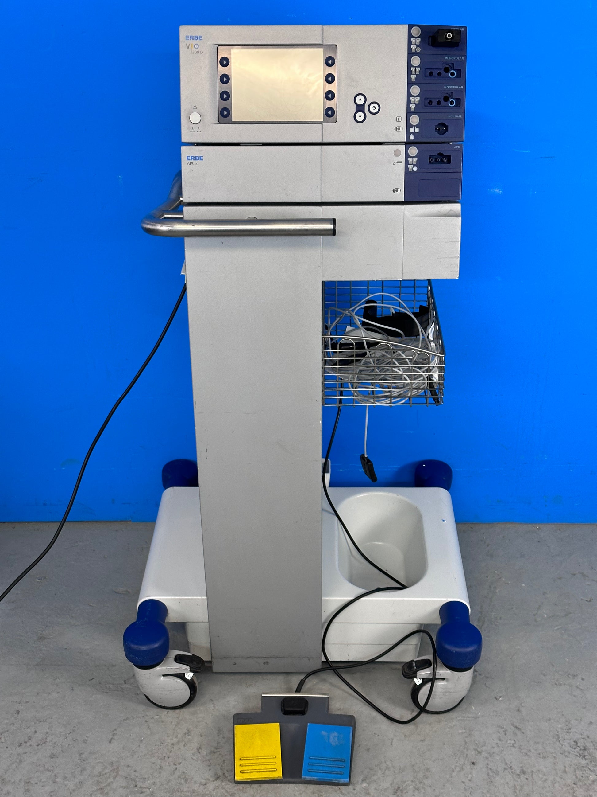 Erbe VIO 300D With APC2 Argon Plasma Coagulator On Cart Diathermy erbe-vio-300d-with-apc2-argon-plasma-coagulator-on-cart-diathermy