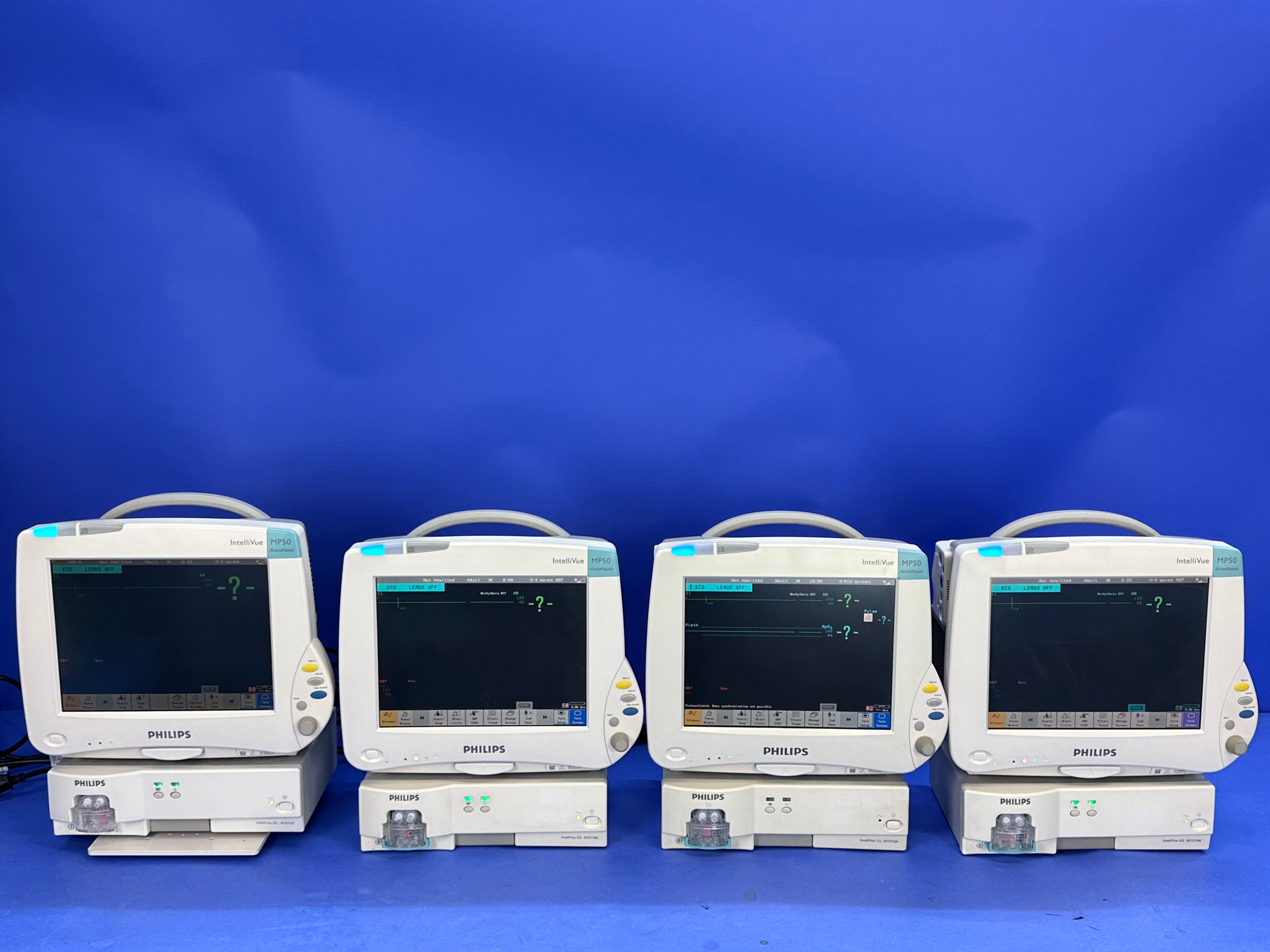 Philips IntelliVue MP50 Patient Monitor with GS M1019A Gas Module ...