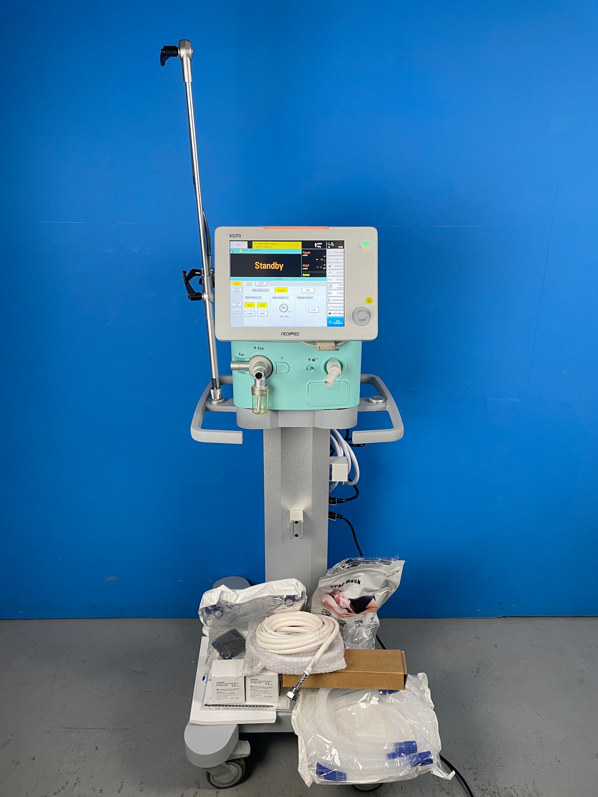 Comprehensive ICU ventilator including BIVENT and PRVC