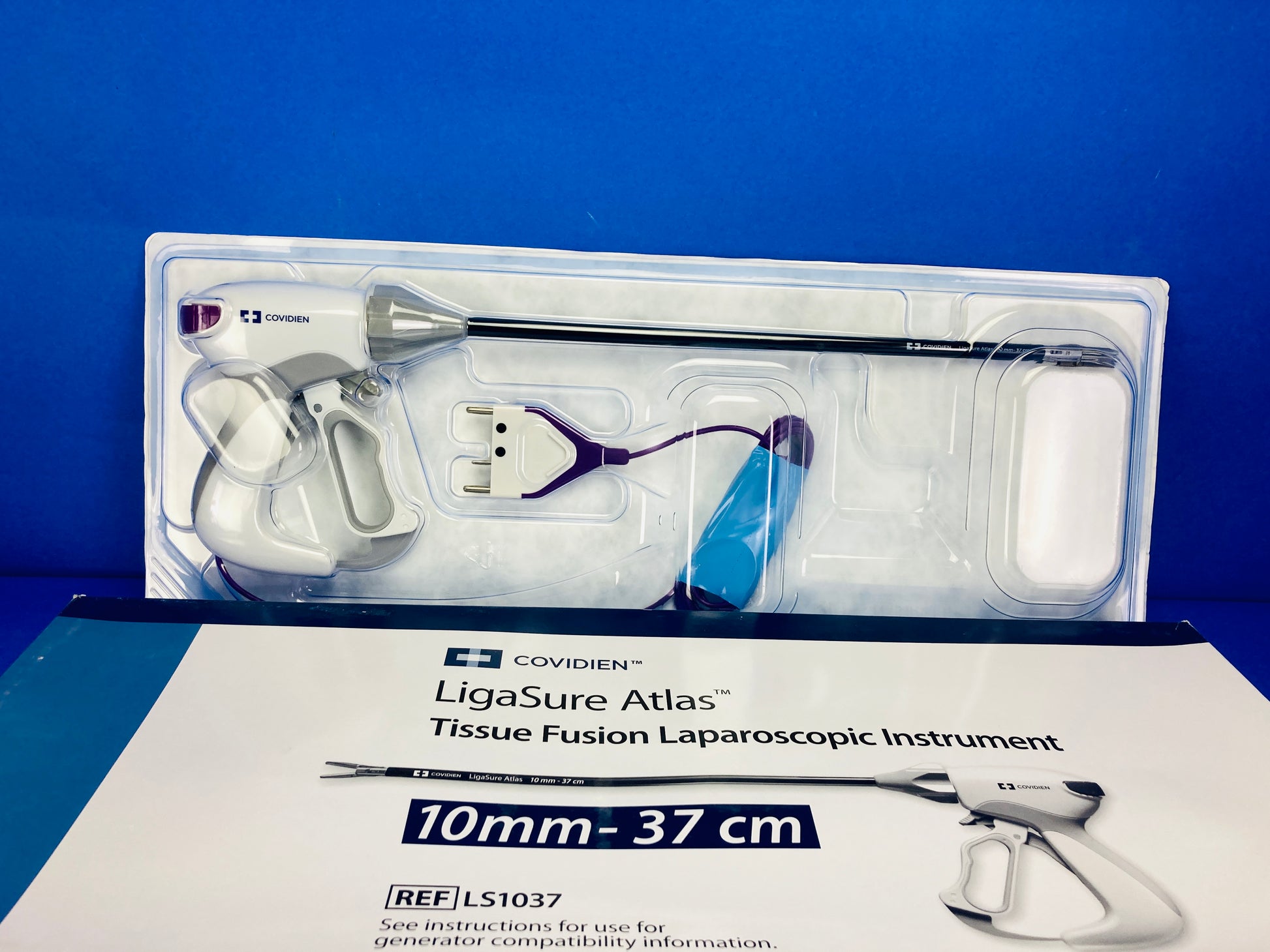 Covidien LigaSure 1037 Atlas tissue Fusion 10mm37cm Laparoscopic Inst