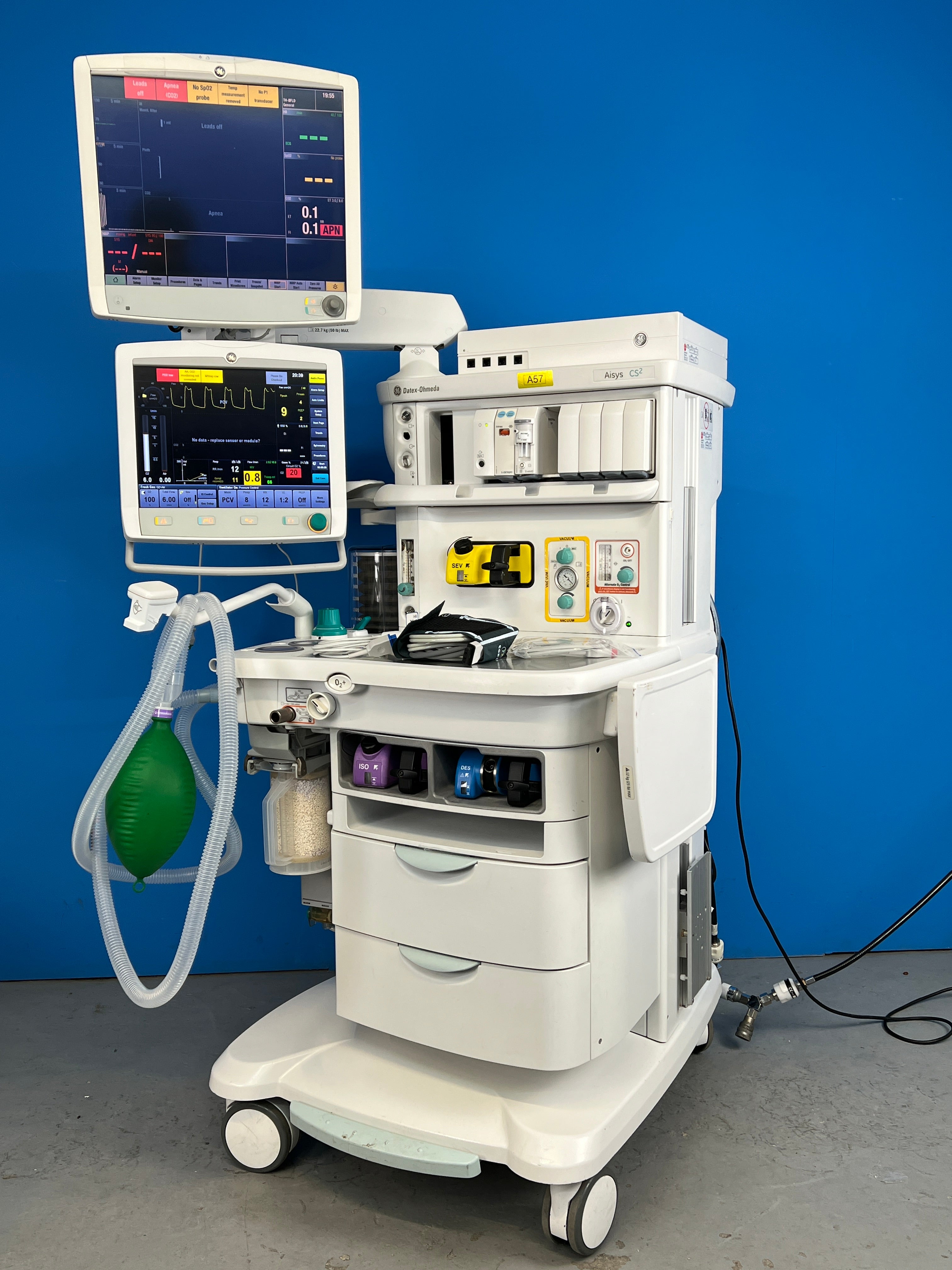 Cs2 Anesthesia Rear Datex Ohmeda Aisys CS2 Anesthesia Machine – MedGill Ltd