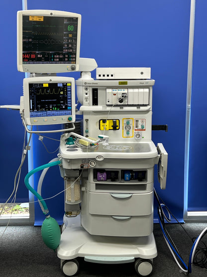Datex Ohmeda Aisys CS2 Anesthesia Machine with Sevo & Iso Vaporiser and Module With B850 Monitor