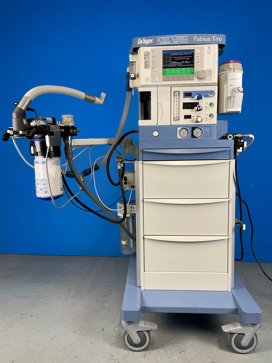 Fabius Tiro Anesthesia Machine is a highly versatile and customizable system for administering inhaled anesthesia.