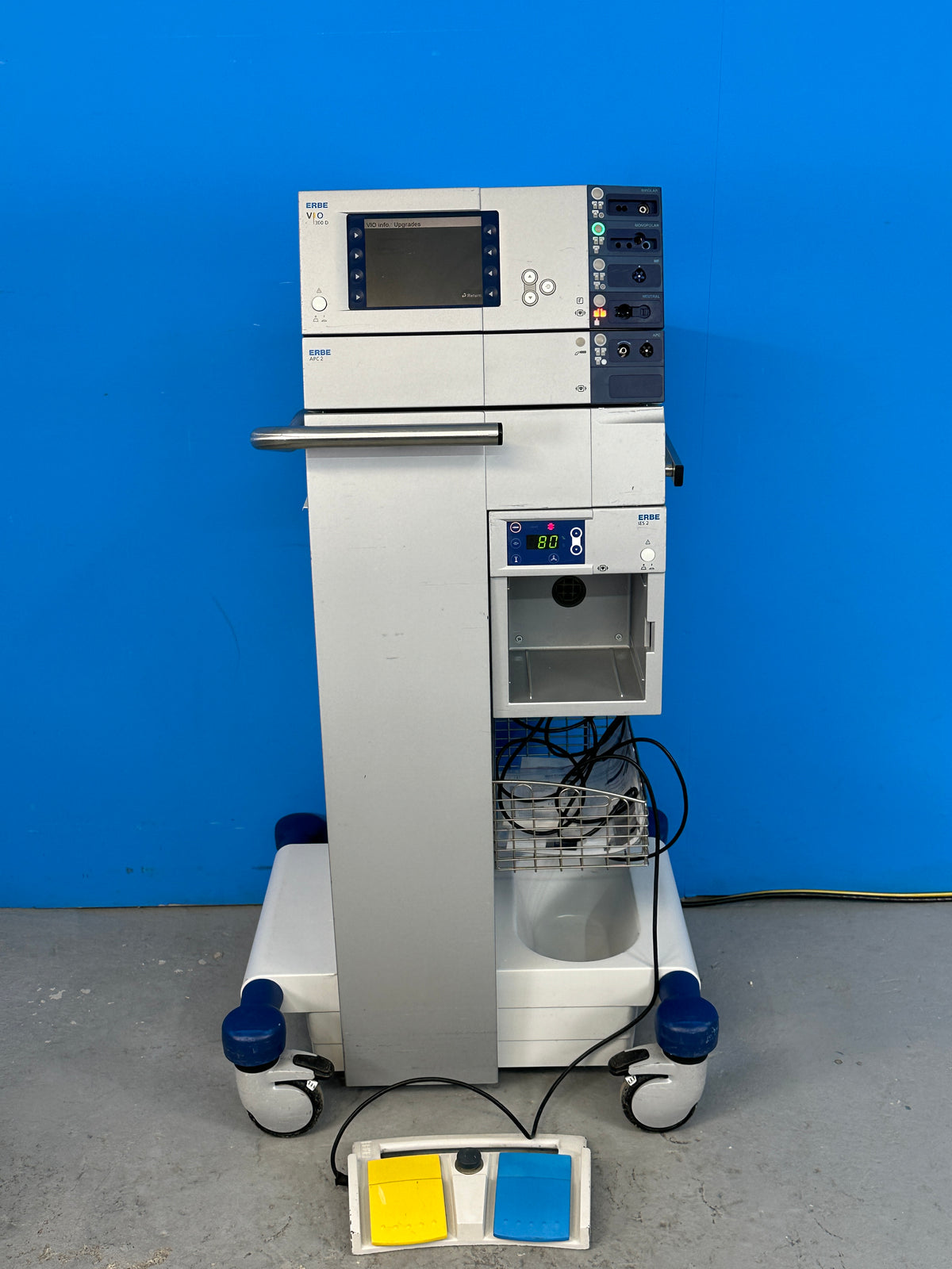 Coagulator Erbe VIO 300D with APC2 Argon Plasma Coagulator on Cart Diathermy ...