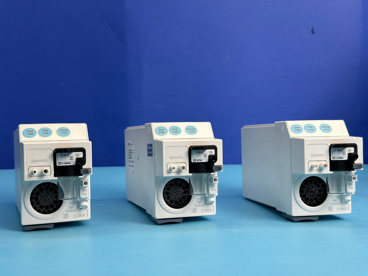 GE E-CAiOV-00 Gas Module Including Spirometry and D-fend Water Trap ...