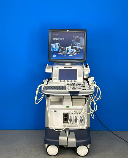 GE Logiq E9 is a versatile imaging system that can easily adapt to different environments and give you flexibility and ease of use with reliable imaging.