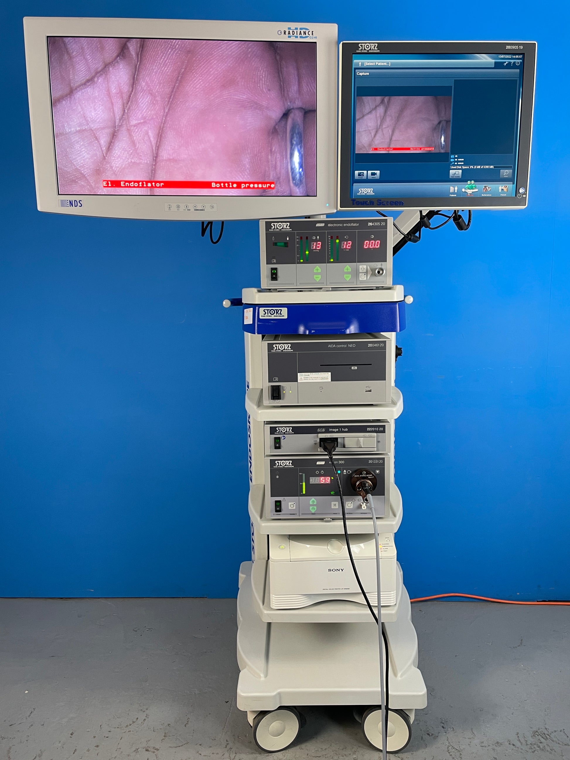 Karl Storz Image 1 Dual Channel with H3 Laproscopy System used for Laparoscopy Surgical Procedures.