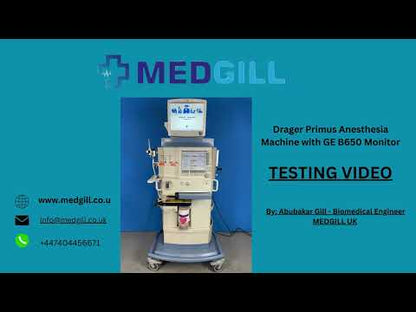 Drager Primus Infinity Empowered Anesthetsia Machine with GE Carescape B650 Monitor