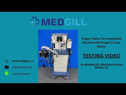 Drager Fabius Tiro Anesthesia Machine with Drager Vapor 2000