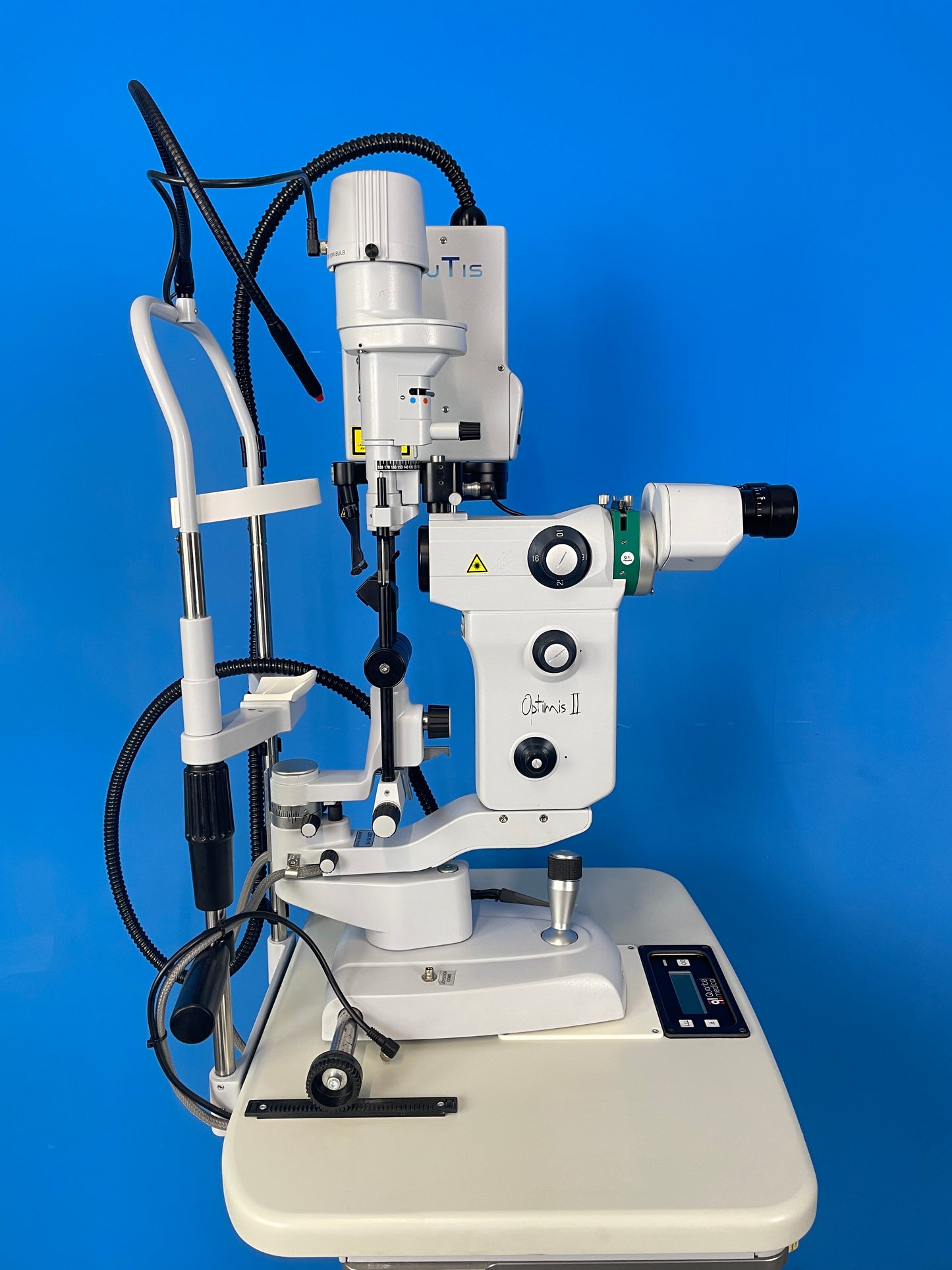 Quantel Medical Cataract and Glaucoma Laser Optimis II including SLT (selective laser) Solutis