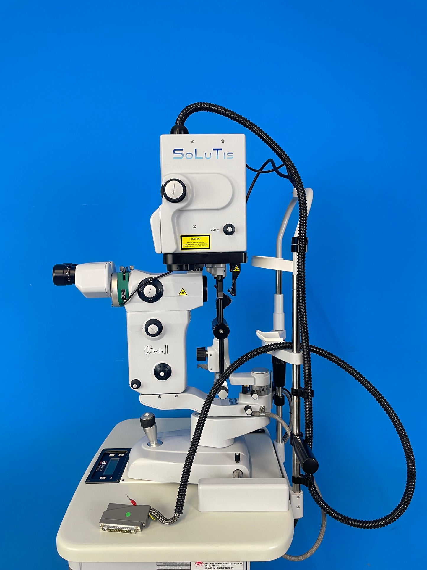 Quantel Medical Cataract and Glaucoma Laser Optimis II including SLT (selective laser) Solutis