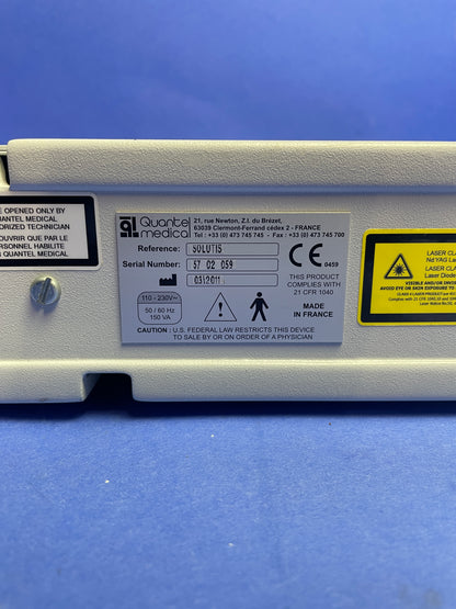 Quantel Medical Cataract and Glaucoma Laser Optimis II including SLT (selective laser) Solutis