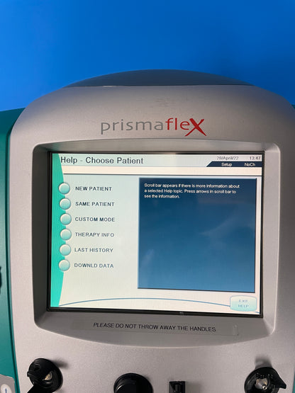 Gambro Prismaflex Dialysis Machine