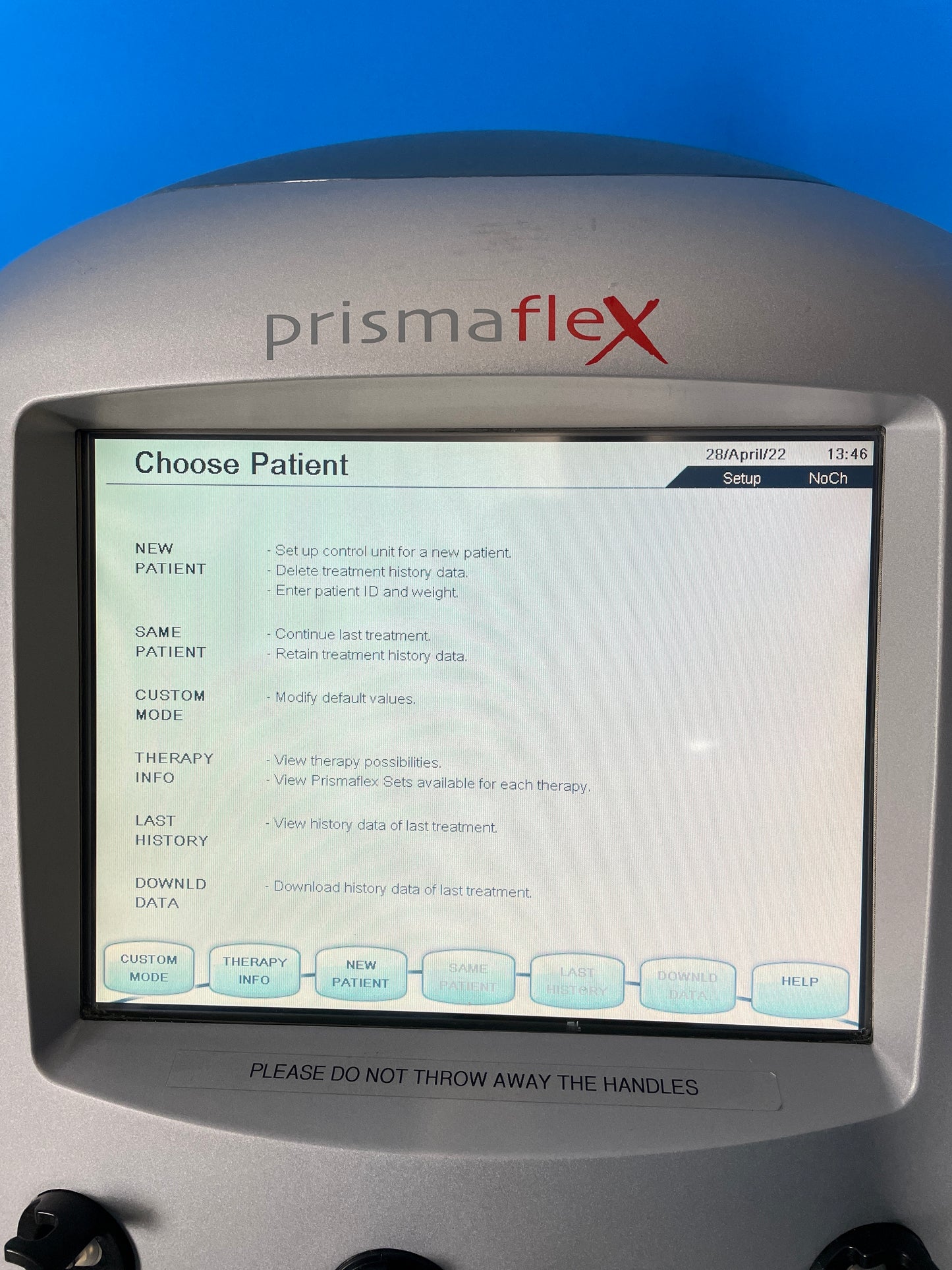 Gambro Prismaflex Dialysis Machine