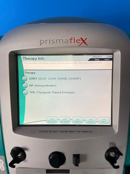 Gambro Prismaflex Dialysis Machine