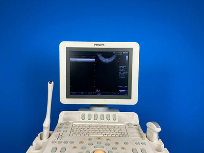 Phillips HD7 XE Ultrasound machine.