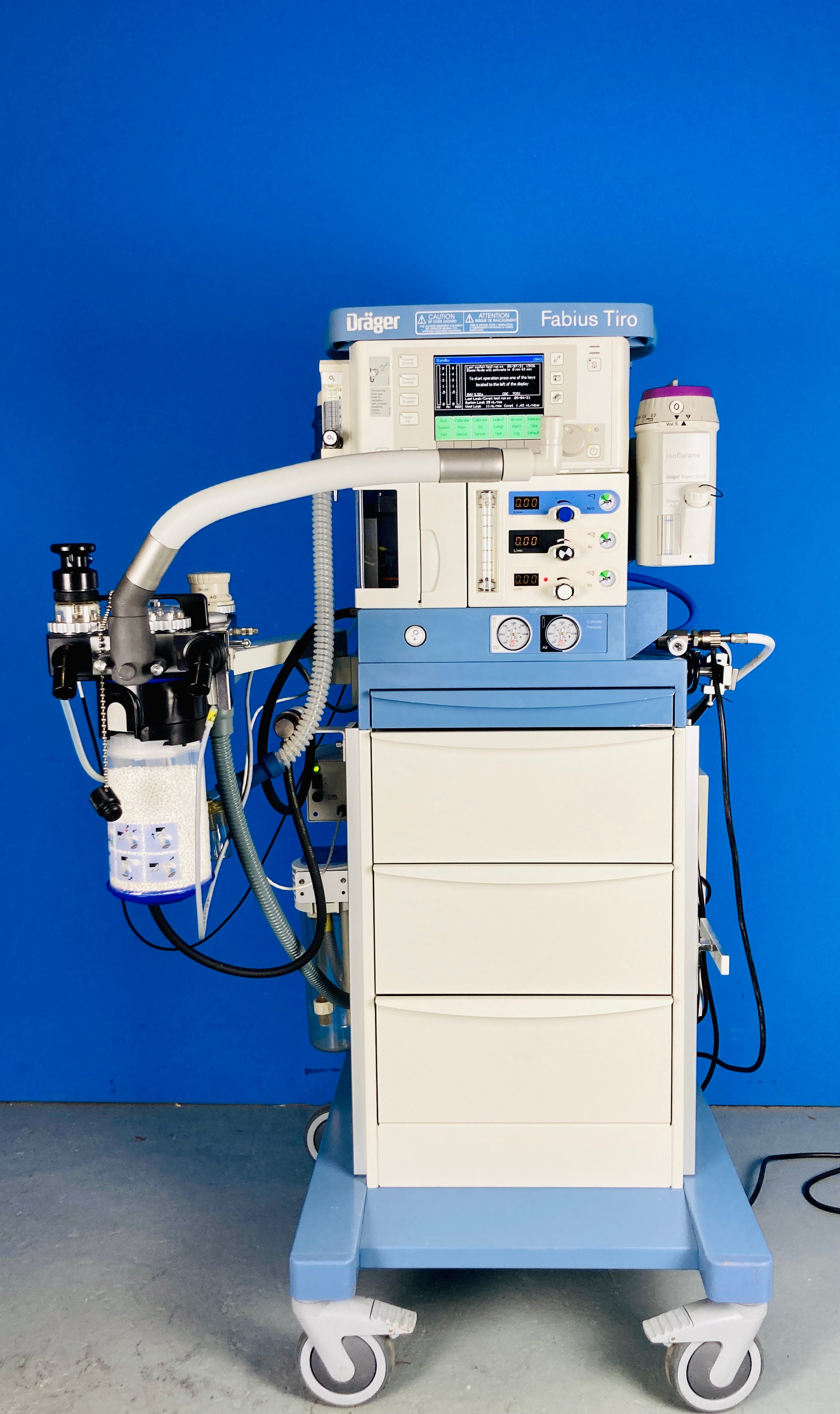 Drager Fabius Tiro Anesthesia Machine with Drager Vapor 2000 – MedGill Ltd
