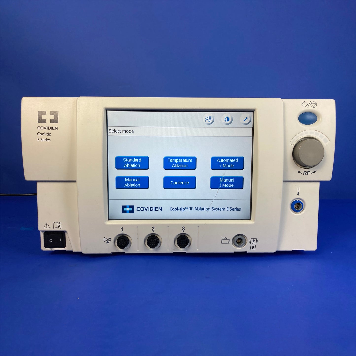 The Cool-tip RF ablation system E Series is used for thermal ablation of soft-tissue tumors