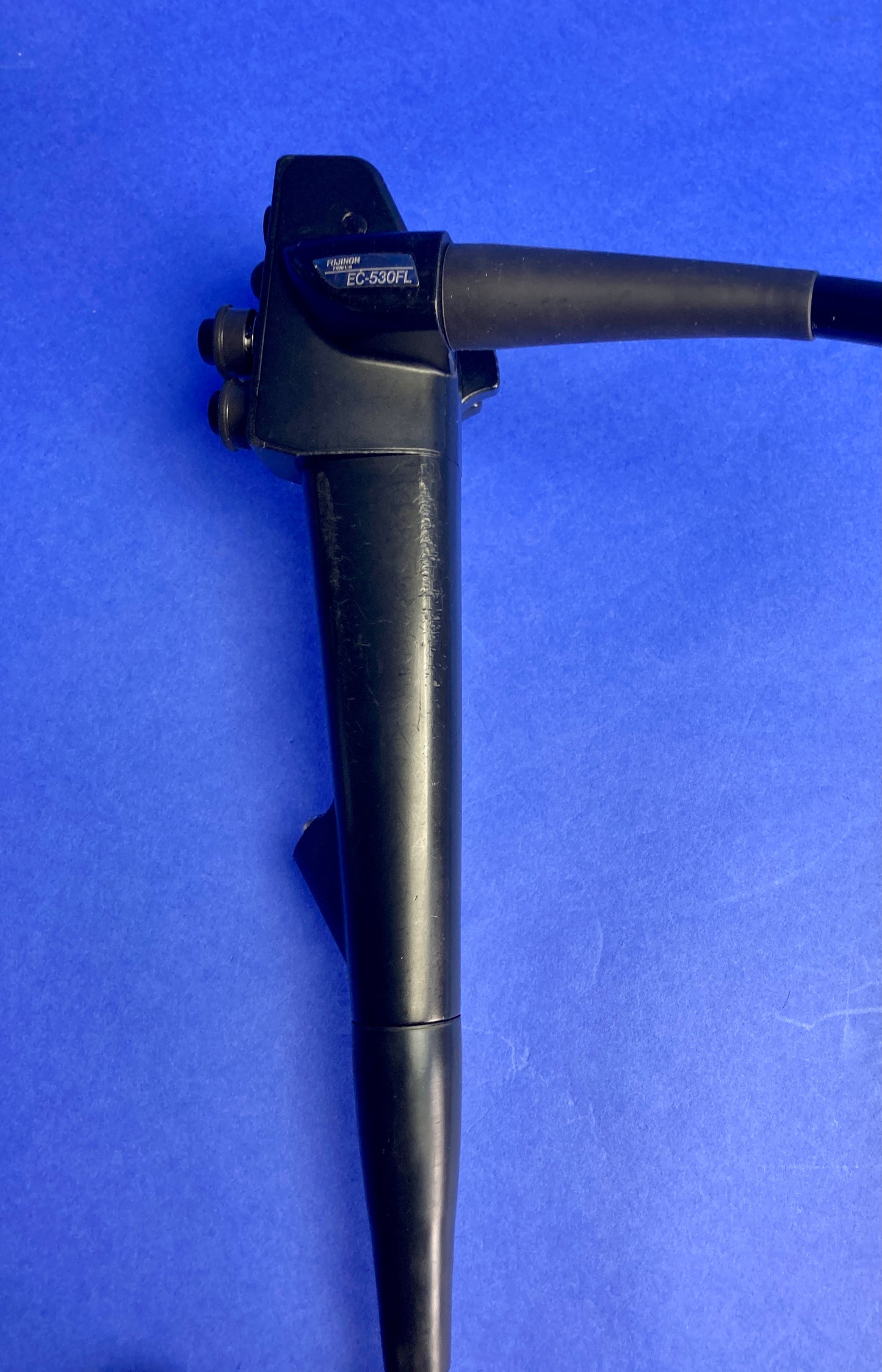 Endoscope with its brand and model number