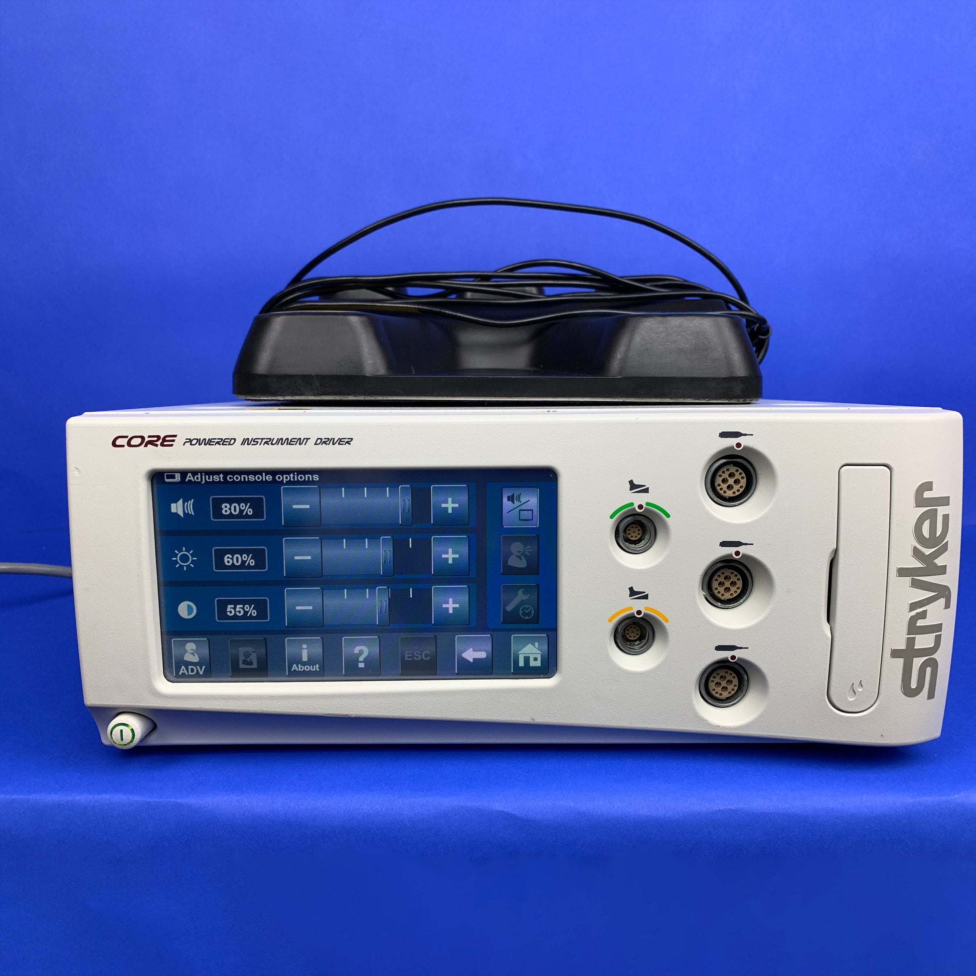 The CORE Powered Instrument Driver accommodates both our TPS Small Joint Handpiece as well as our Formula Series Handpieces